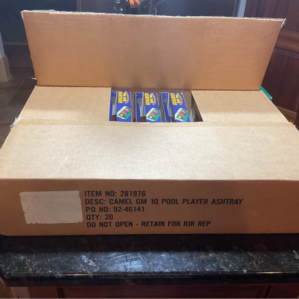 (20) Unopened case of Camel vintage ashtrays! Shipped in 1993! BRAND NEW!!! - Picture 6 of 6